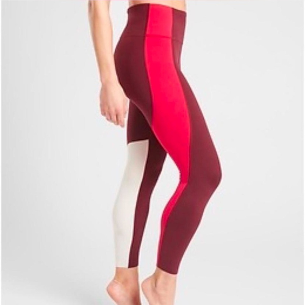 Athleta colorblock leggings